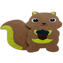 Wooden Squirrel Shape Cutout DIY Craft 4.1 Inches