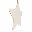 Unfinished Wooden Star Shape Cutout DIY Craft 10 Inches