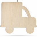 Unfinished Wooden Truck Shape Cutout DIY Craft 12.5 Inches