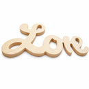 Unfinished Wooden Love Word Cutout DIY Craft 12.5 Inches
