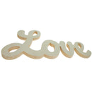 Unfinished Wooden Love Word Cutout DIY Craft 12.5 Inches