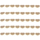 Set of 40 Unfinished Wooden Heart Shape Cutout DIY Craft 1 Inch