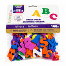 180 Foam Alphabet Letter Shapes Assorted Colors 0.8 Inch