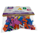 180 Foam Alphabet Letter Shapes Assorted Colors 0.8 Inch