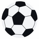 Foam Soccer Ball Craft Round Cutout  Sports Party Decor or DIY Craft 4.3 Inches
