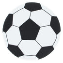 Foam Soccer Ball Craft Round Cutout  Sports Party Decor or DIY Craft 4.3 Inches