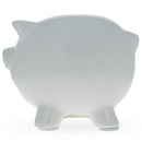 Unpainted White Ceramic Piggy Bank DIY Craft 4.2 Inches