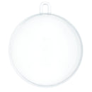 Openable Fillable Clear Plastic Christmas Ball Ornament DIY Craft 3 Inches