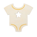 Unfinished Wooden Baby Outfit Shape Cutout DIY Craft 4.2 Inches