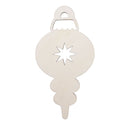 Unfinished Wooden Star Ornament Cutout DIY Craft 6.1 Inches
