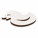 Unfinished Wooden Ducky Cutout DIY Craft 4.6 Inches