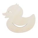 Unfinished Wooden Ducky Cutout DIY Craft 4.6 Inches