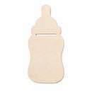 Unfinished Wooden Baby Bottle Cutout DIY Craft 5.4 Inches