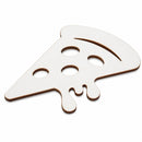Unfinished Wooden Pizza Cutout DIY Craft 5.75 Inches