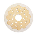 Unfinished Wooden Donut Cutout DIY Craft 4.2 Inches
