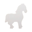 Unfinished Wooden Horse Cutout DIY Craft 3.8 Inches