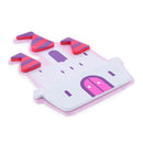 Painted Wooden Princess Castle Cutout DIY Craft 4 Inches