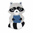 Painted Wooden Raccoon Cutout DIY Craft 4.1 Inches