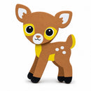 Painted Wooden Spotted Deer Cutout DIY Craft 3.7 Inches