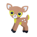 Painted Wooden Spotted Deer Cutout DIY Craft 3.7 Inches
