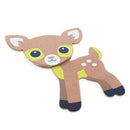 Painted Wooden Spotted Deer Cutout DIY Craft 3.7 Inches