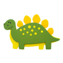 Painted Wooden Stegosaurus Cutout DIY Craft 4 Inches
