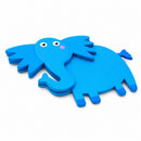 Painted Wooden Elephant Cutout DIY Craft 4.35 Inches