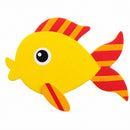 Painted Wooden Fish Cutout DIY Craft 3.9 Inches