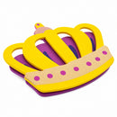 Painted Wooden Crown Cutout DIY Craft 3.7 Inches