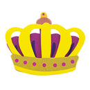 Painted Wooden Crown Cutout DIY Craft 3.7 Inches