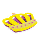 Painted Wooden Crown Cutout DIY Craft 3.7 Inches