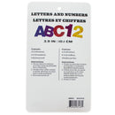 108 Pieces Poster Letters and Numbers Assorted Colors 3.75 Inches