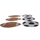 12 Foam Football, Baseball, Basketball, Soccer Ball Cutouts DIY Craft Shapes