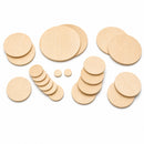 Set of 21 Unfinished Wooden Circle Shapes Cutouts DIY Crafts 3 Inches