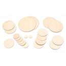 Set of 21 Unfinished Wooden Circle Shapes Cutouts DIY Crafts 3 Inches