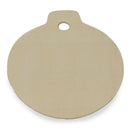 3.25-Inch Unfinished Wooden Christmas Ornament Cutouts for DIY Crafts: Set of 6