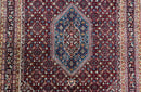 Indo Persian Bidjar Rug 6x9, Vintage Wool Handmade Carpet