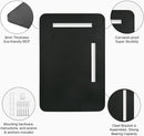 24x36 Inch Black Rounded Rectangle Bathroom Mirror With Anti Rust Stainless Steel Frame