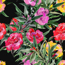 Fashionable Dark Wallpaper with Peonies Tasteful
