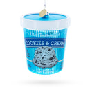 Cookies Ice Cream Pint Glass Christmas Ornament