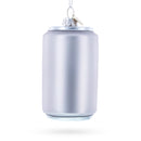 Holiday Beer Brew Can Glass Christmas Ornament