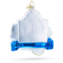 Landmarks and Symbols of Greece Glass Christmas Ornament