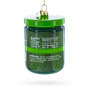 Kosher Dill Pickles Jar Glass Christmas Ornament