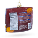 Chicken Nuggets Box Glass Christmas Ornament