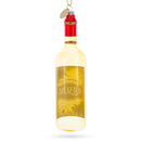 Riesling Wine Bottle Glass Christmas Ornament