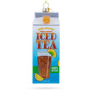 Iced Tea Carton Glass Christmas Ornament
