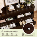 Dark Brown SolidWood Dresser Featuring Ample Storage