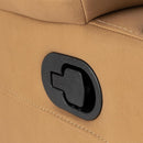 58 Inch Wall Hugger RV Theater Recliner Sofa Sand Double