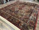 Karastan Rug 8.8 x 10.6, Multicolor Panel Kirman Rug