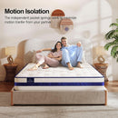 Twin XL 12Inch Hybrid Breathable MemoryFoam Pocket Springs Mattress